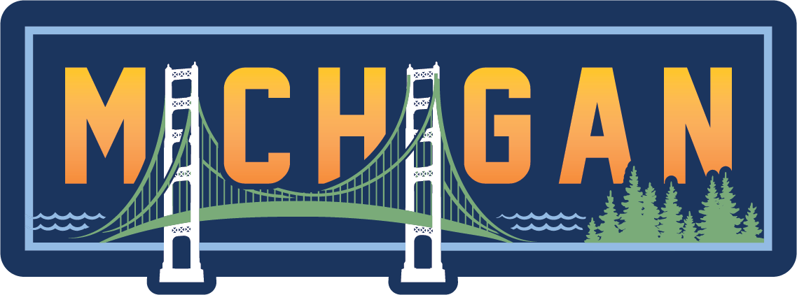 Michigan Mighty Mac Die-Cut Sticker