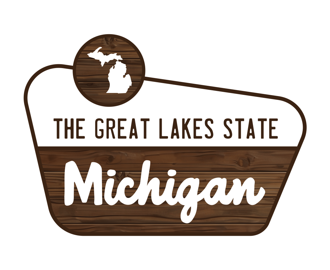 Michigan Park Sign Die-Cut Sticker