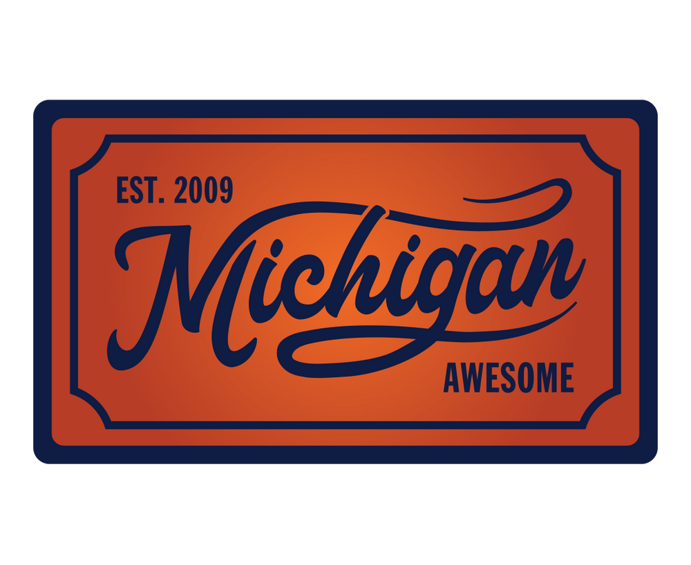 Michigan Patch Sticker