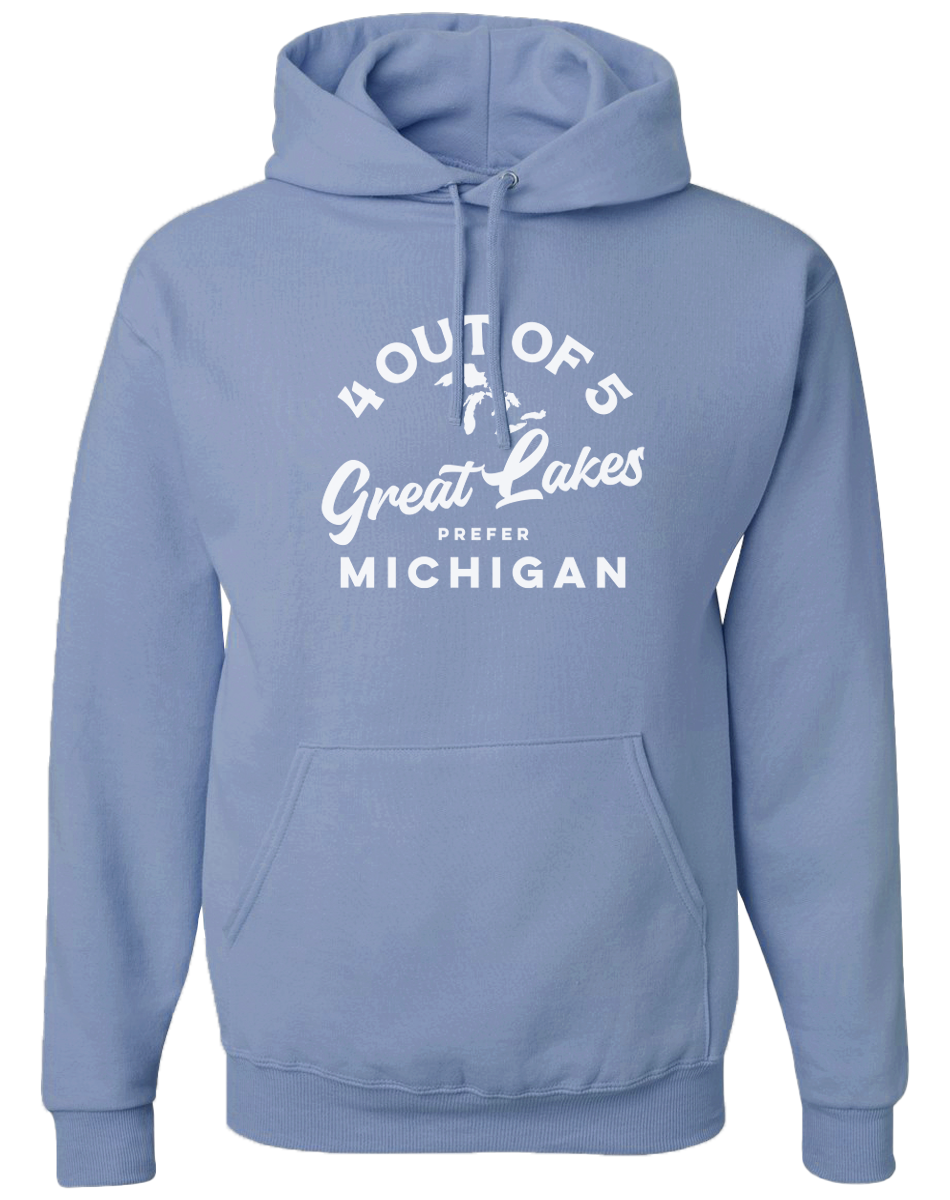 4 Out Of 5 Great Lakes Prefer Michigan Hoodie