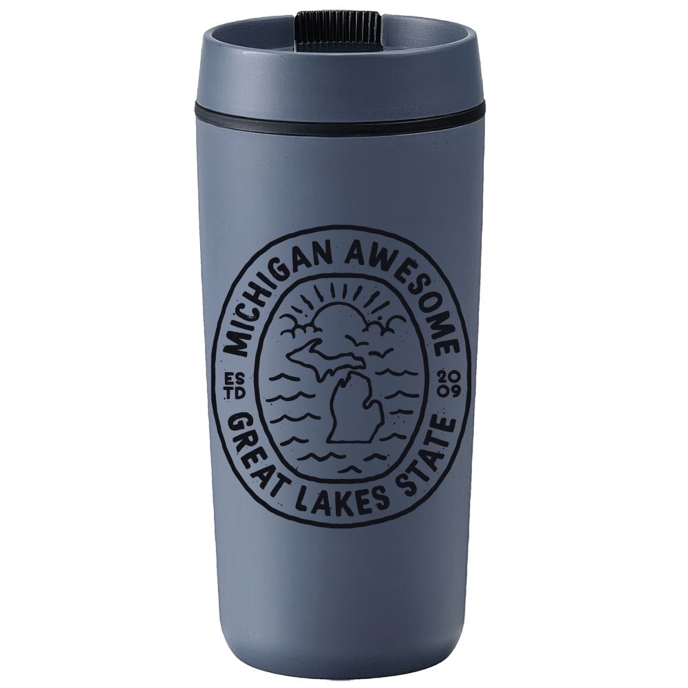 Great Lakes State Travel Tumbler