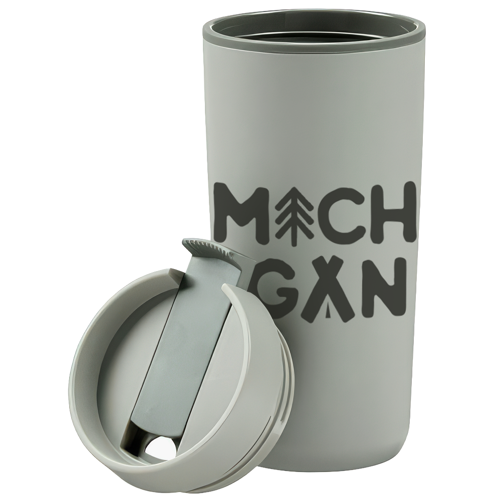 Michigan Outdoors Travel Tumbler