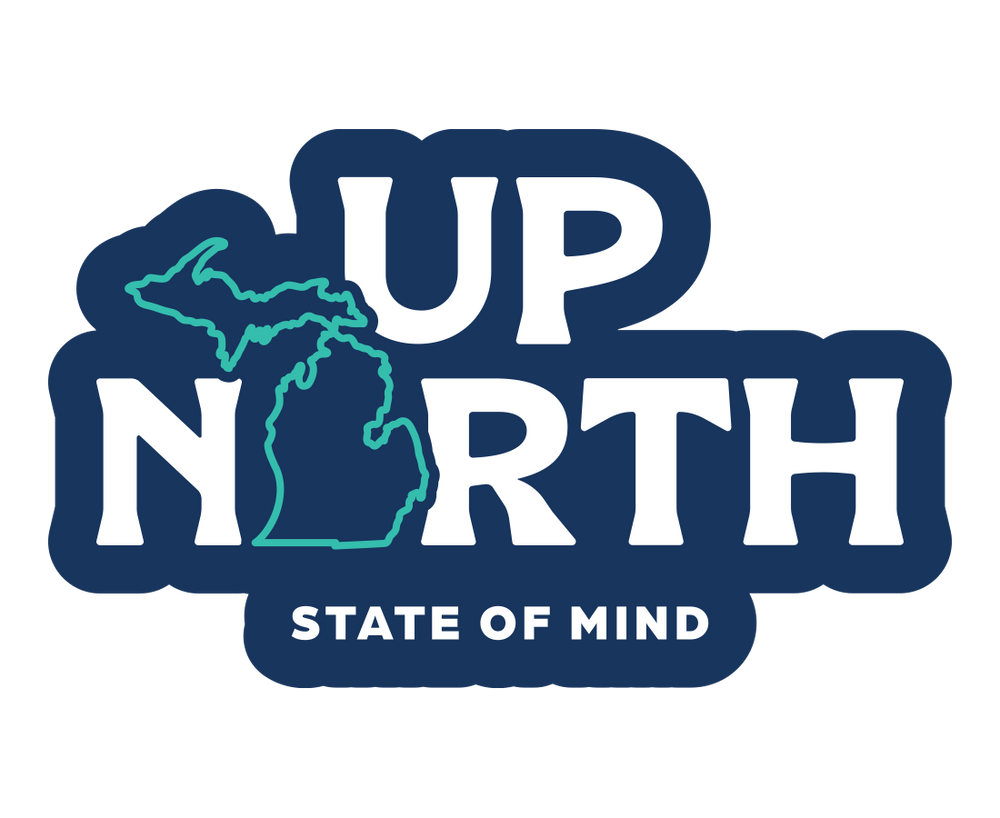 Up North State of Mind Die-Cut Sticker