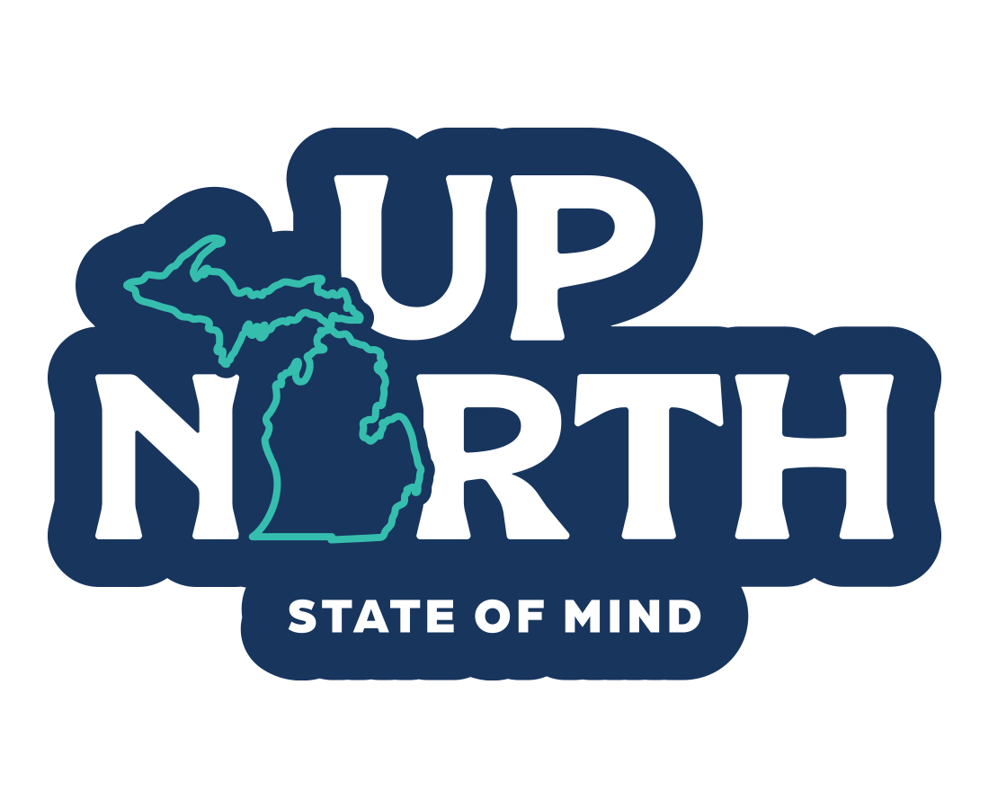 Up North State of Mind Die-Cut Sticker
