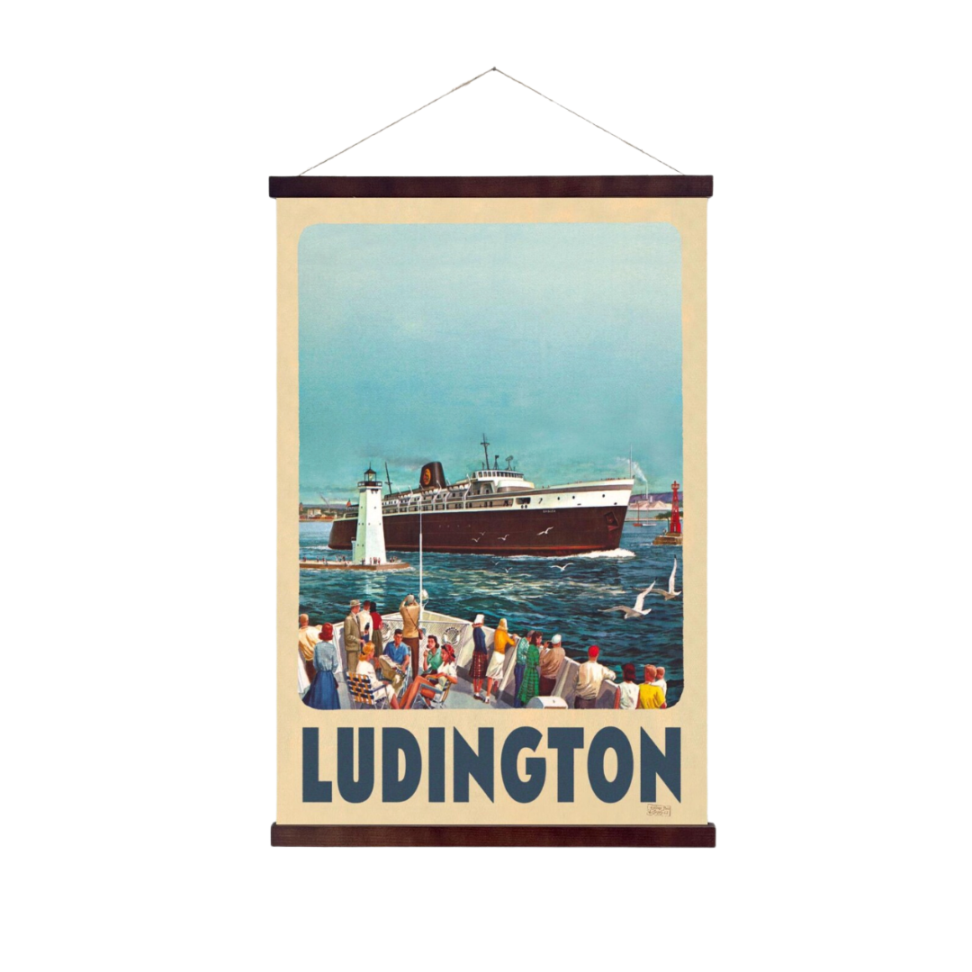 Ludington Michigan Hanging Print