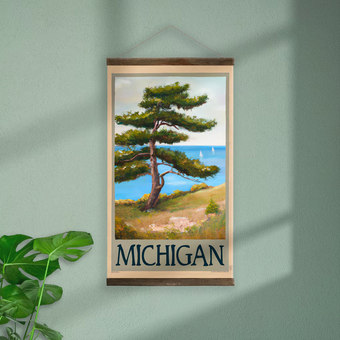 Michigan Bluff Hanging Print