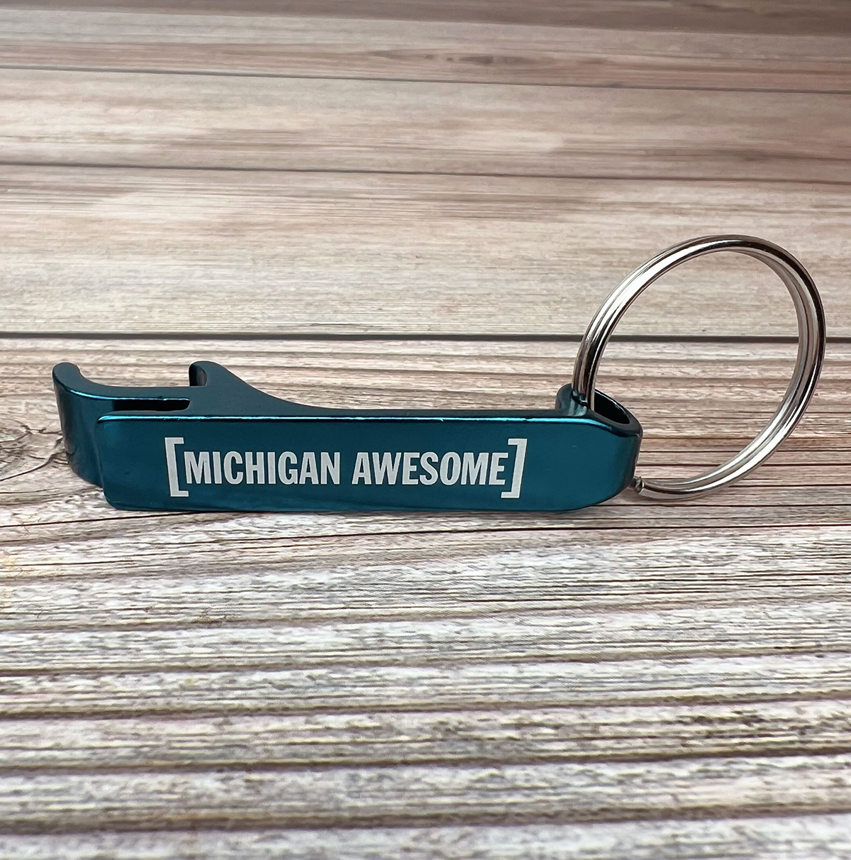 Michigan Awesome Key Chain Bottle Opener