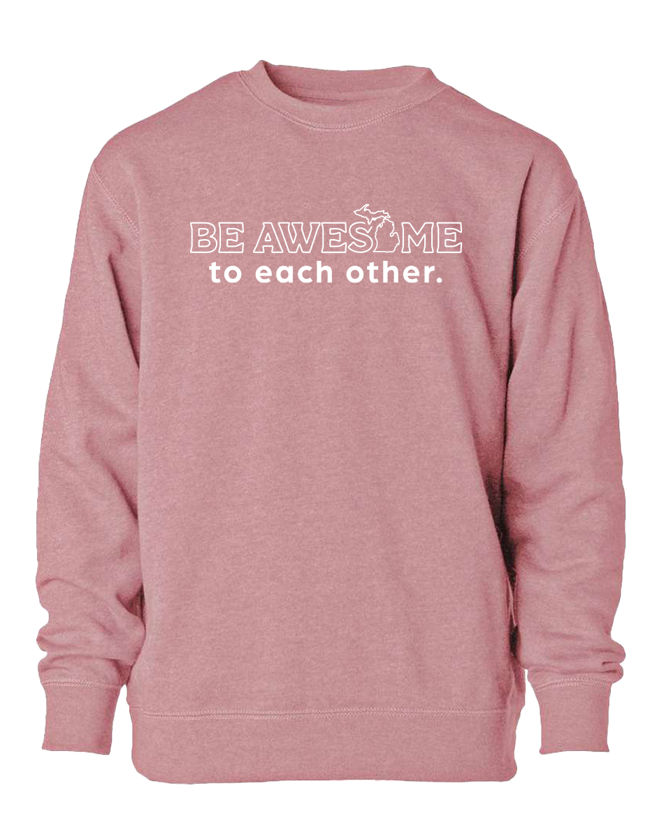 Be Awesome to Each Other Youth Crewneck Sweatshirt