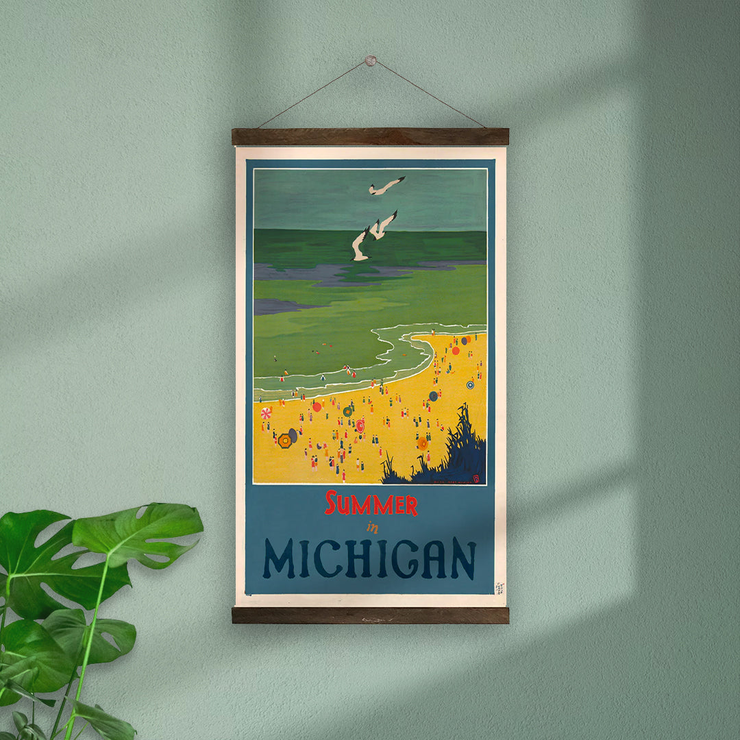 Summer in Michigan Hanging Print