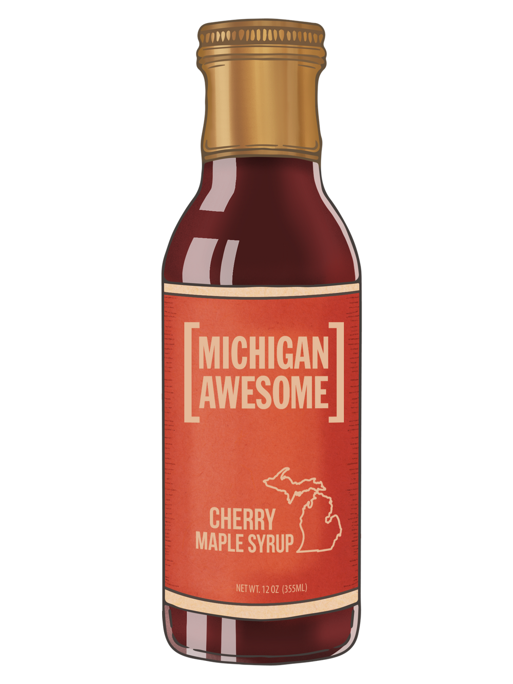 Michigan Cherry Maple Syrup