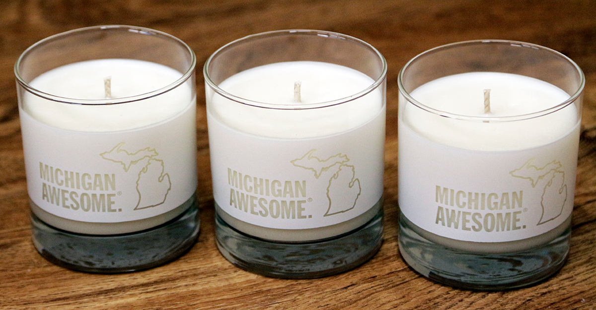 Michigan Awesome Candle
