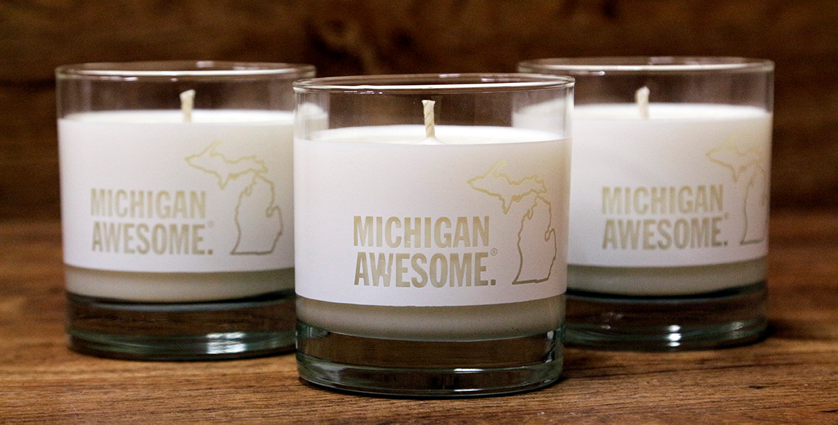 Michigan Awesome Candle