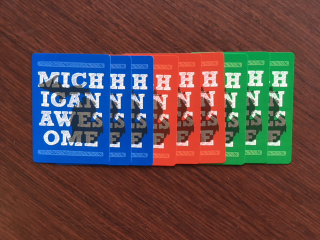Michigan Awesome Playing Cards