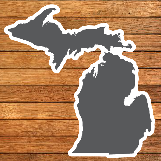 Michigan Die-Cut Sticker (CLOSEOUT)