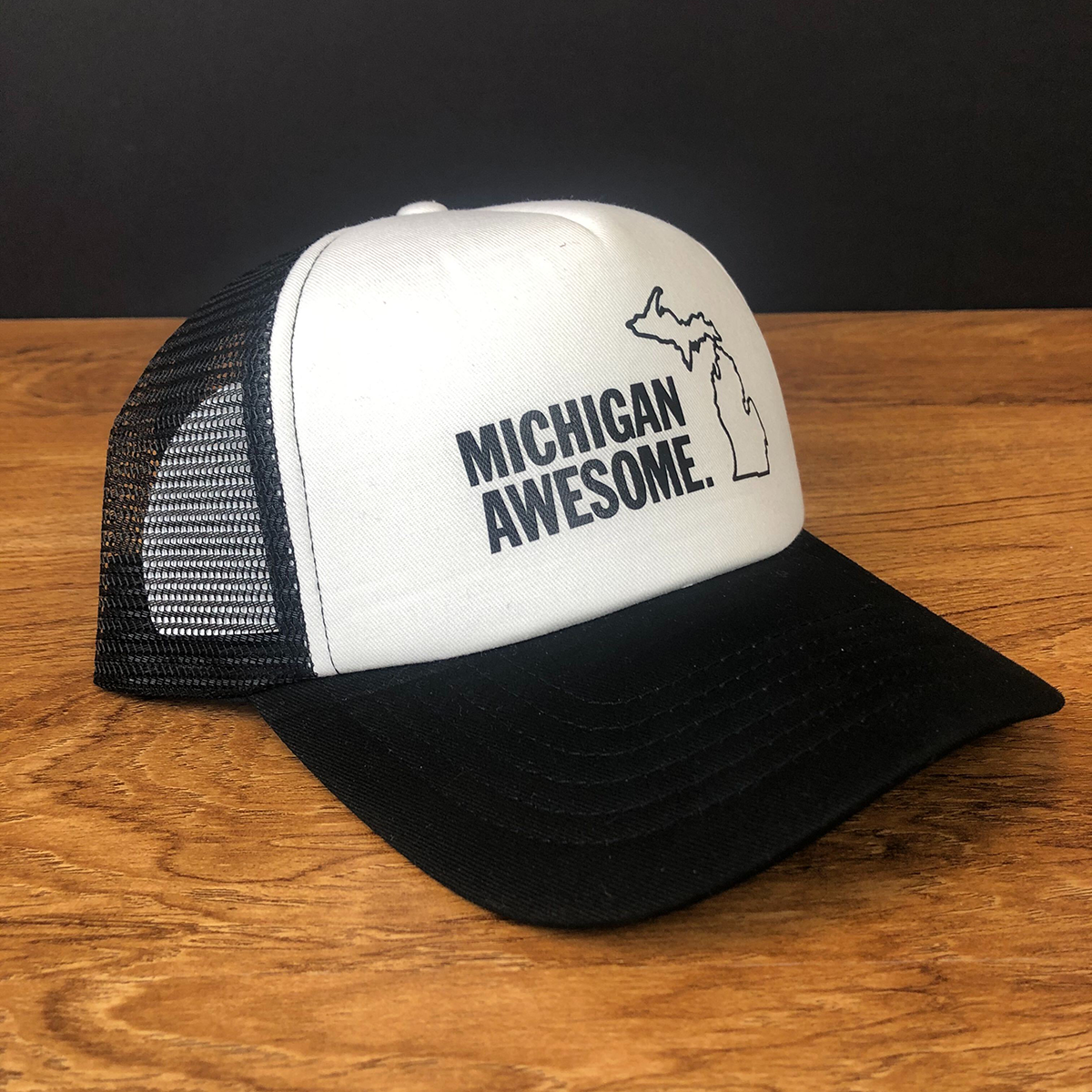 Michigan Awesome Foam Trucker Hat CLOSEOUT