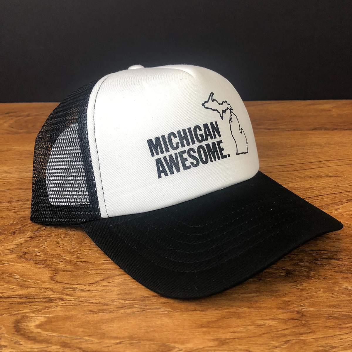 Michigan Awesome Foam Trucker Hat (CLOSEOUT)