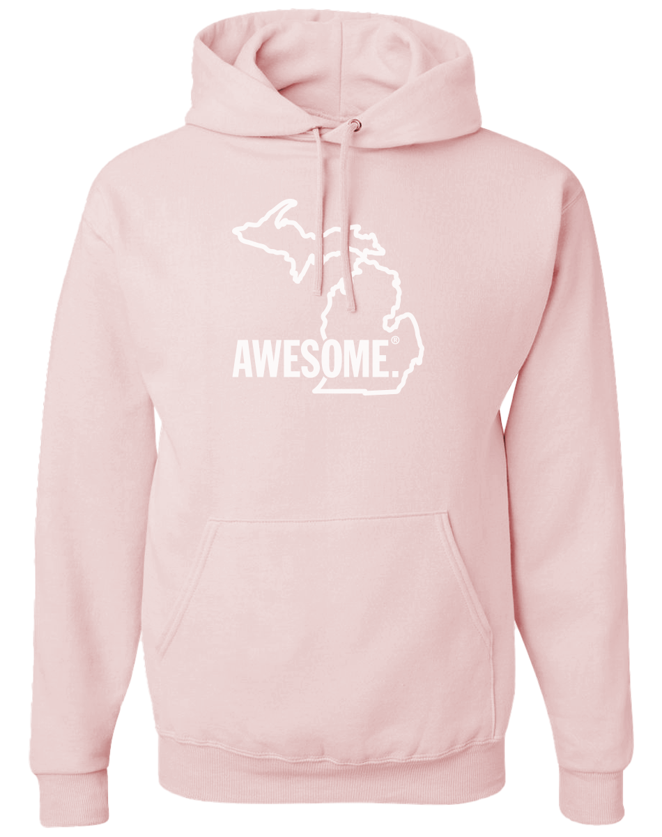 Michigan Awesome State Outline Hoodie