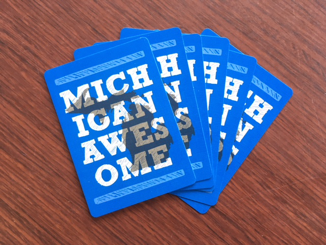 Michigan Awesome Playing Cards
