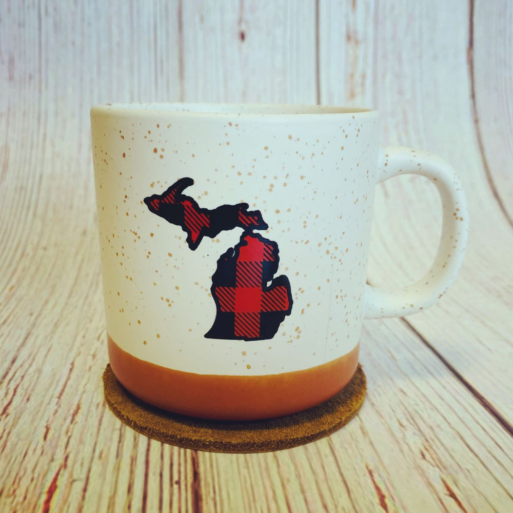 Buffalo Plaid Michigan Mug