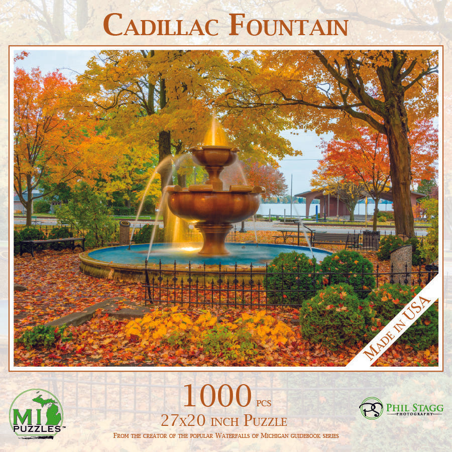 Cadillac Fountain 1000-Piece Puzzle