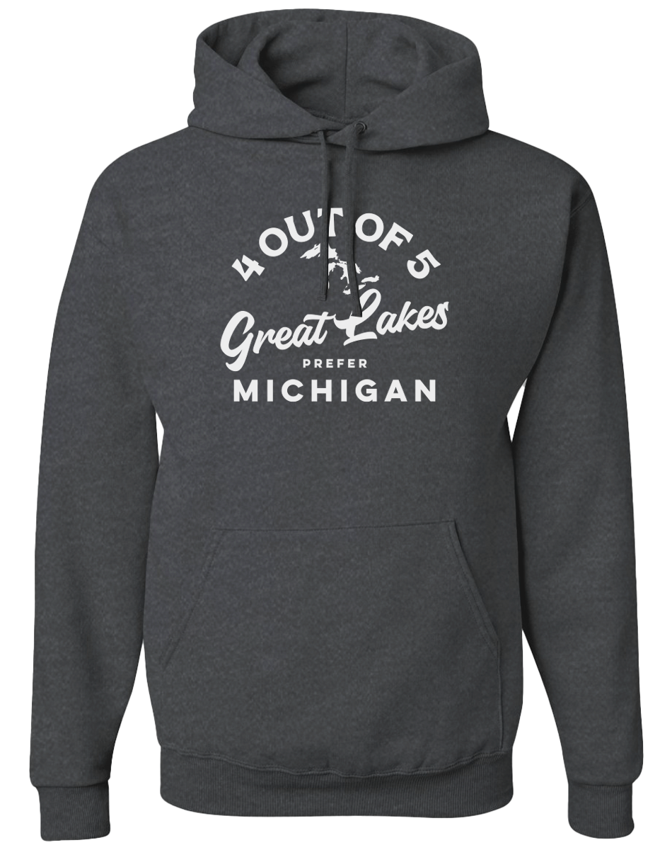 4 Out Of 5 Great Lakes Prefer Michigan Hoodie