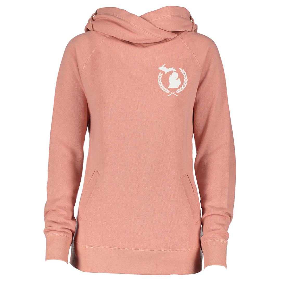 Womens top michigan hoodie