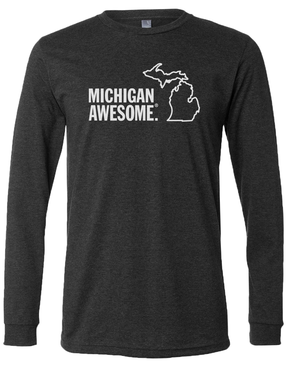 Michigan Awesome Long Sleeve T-Shirt