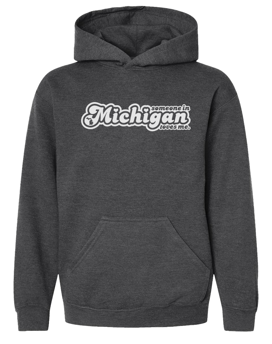 Someone in Michigan Loves Me Youth Hoodie