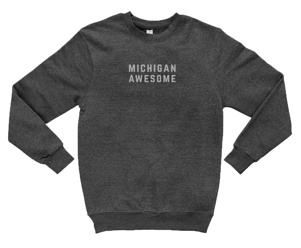 Michigan Awesome Crewneck Sweatshirt (CLOSEOUT)