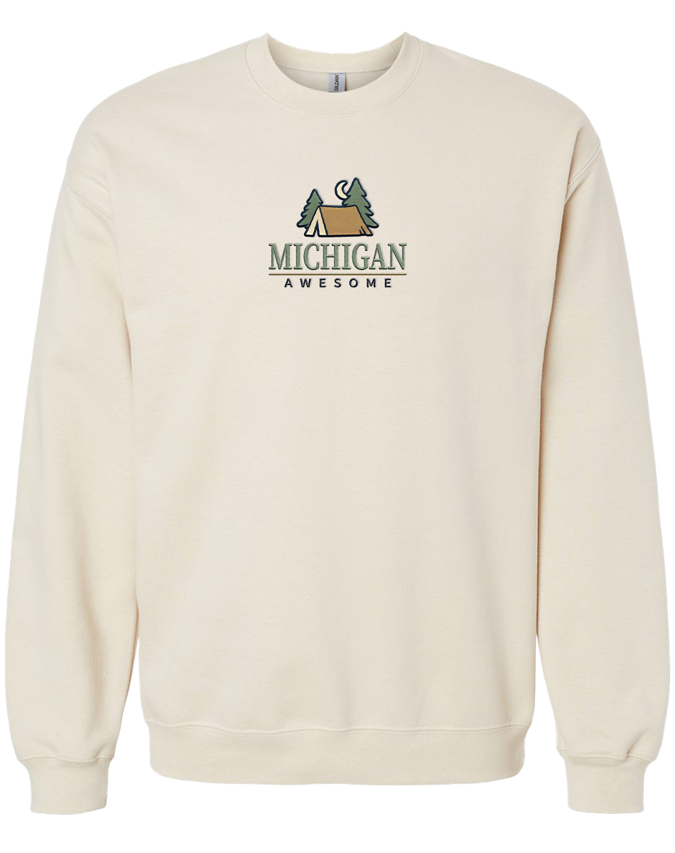 Camp Embroidered Crewneck Sweatshirt