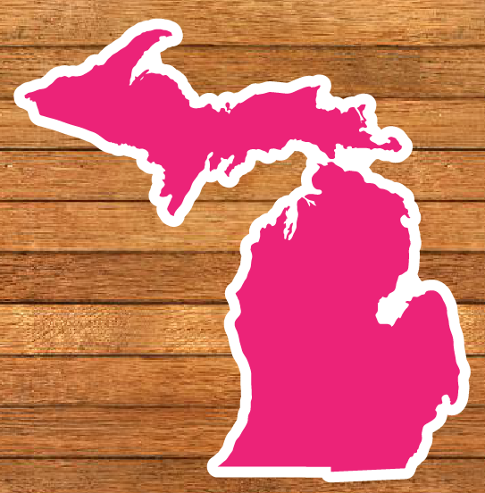 Michigan Die-Cut Sticker (CLOSEOUT)