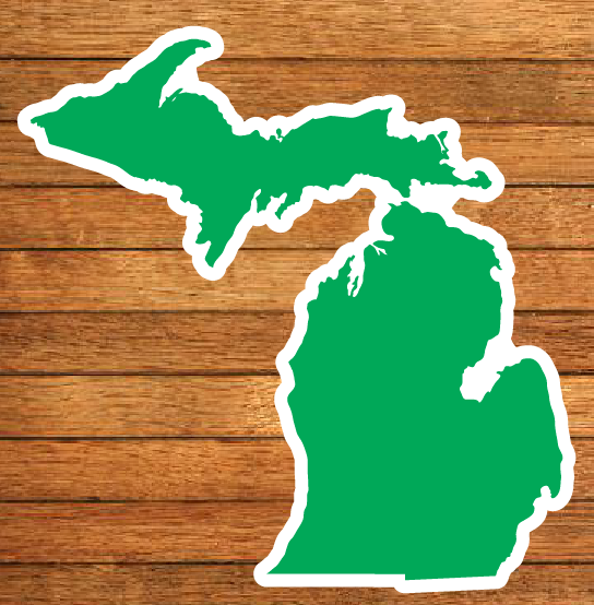 Michigan Die-Cut Sticker