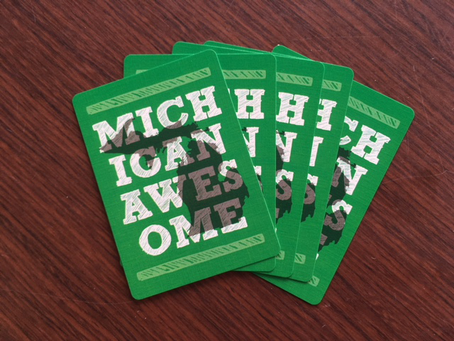 Michigan Awesome Playing Cards