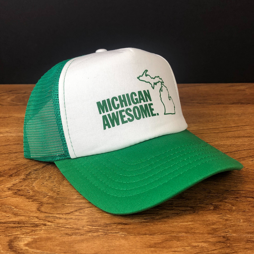 Michigan Awesome Foam Trucker Hat (CLOSEOUT)