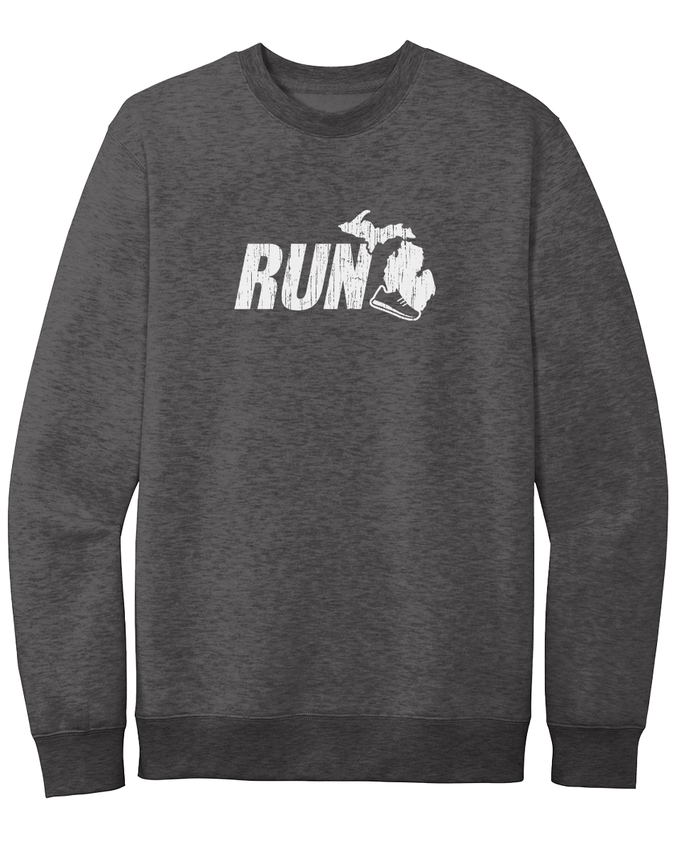Run Michigan Crewneck Sweatshirt