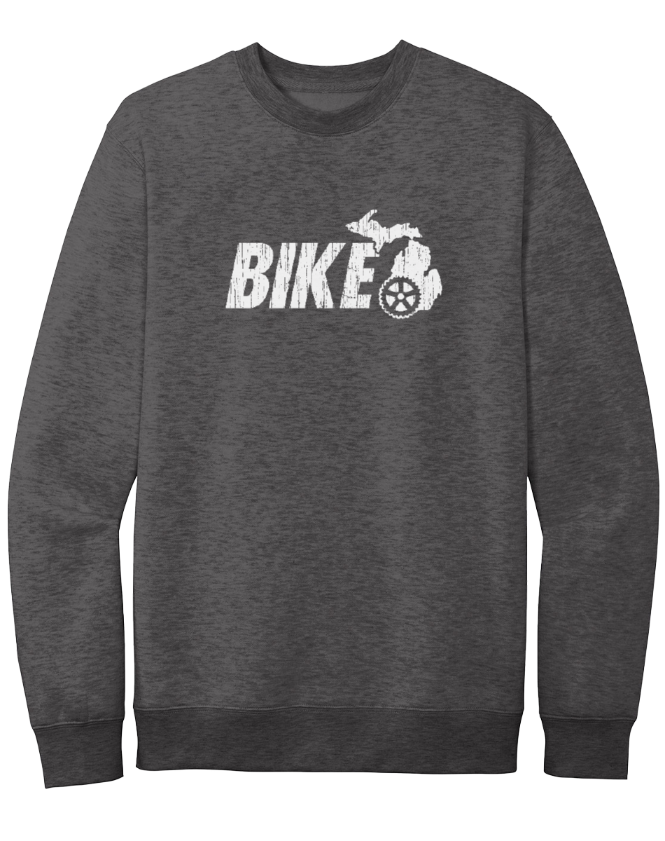 Bike Michigan Crewneck Sweatshirt