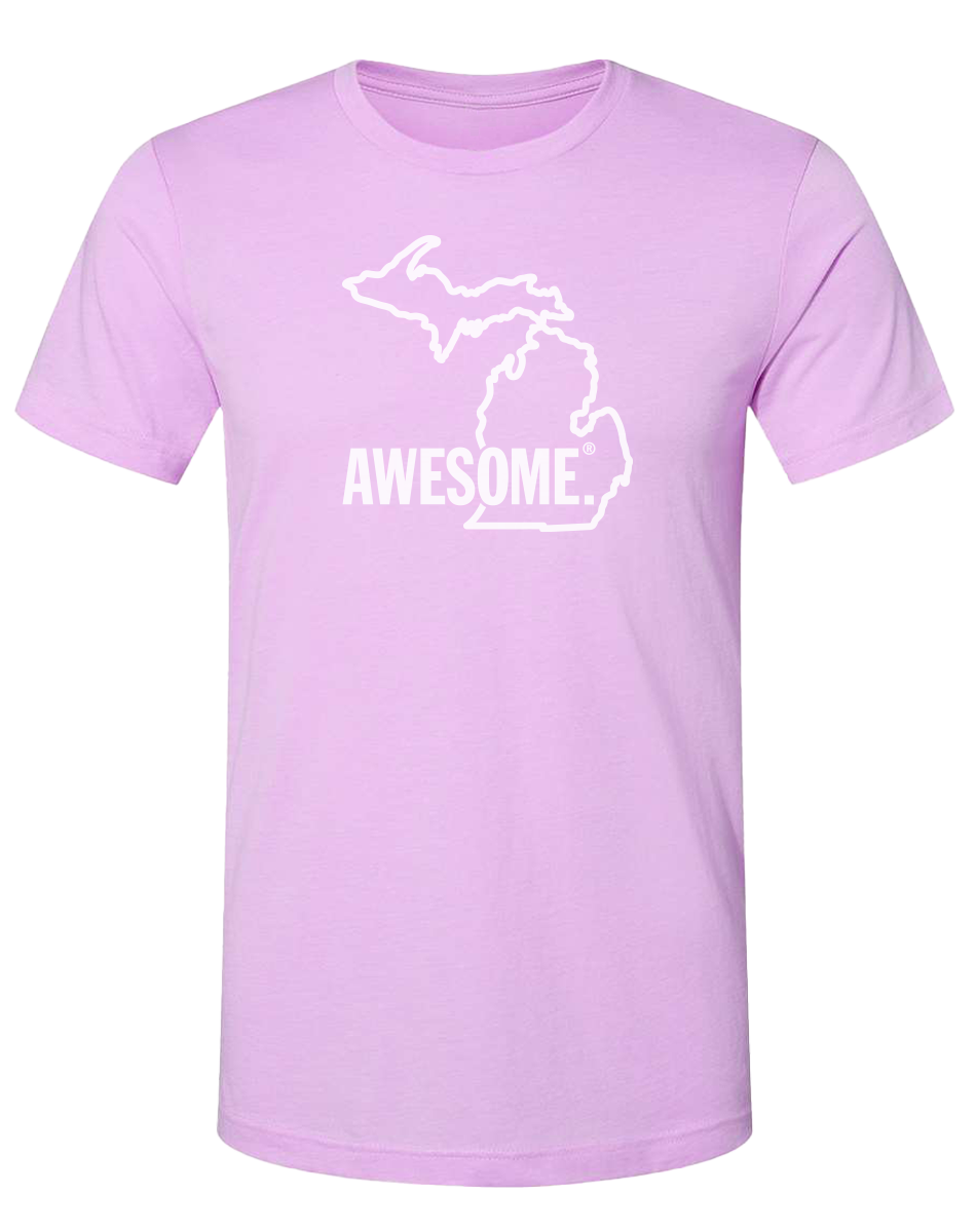 Michigan Awesome State Outline Unisex T-Shirt