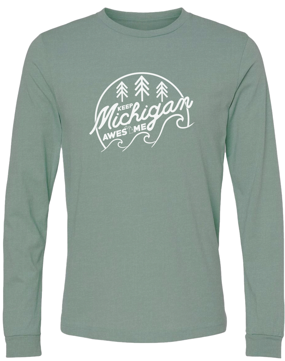 Keep Michigan Awesome Long Sleeve T-Shirt