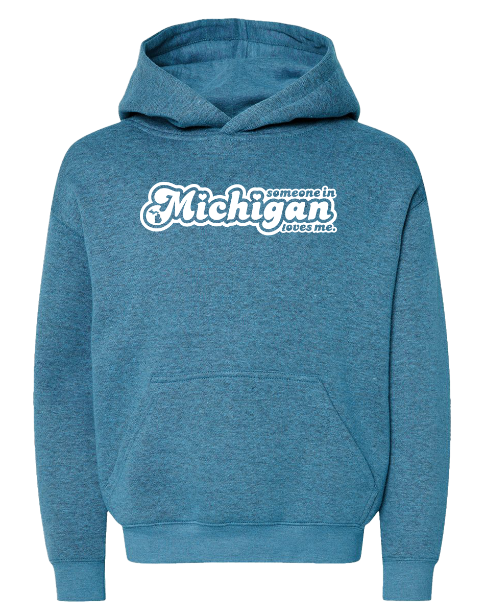 Someone in Michigan Loves Me Youth Hoodie