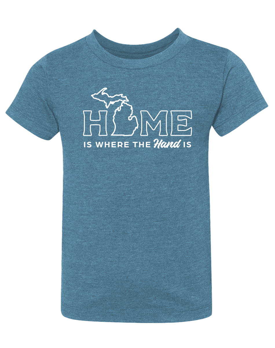 Home is Where the Hand Is Kids T-Shirt