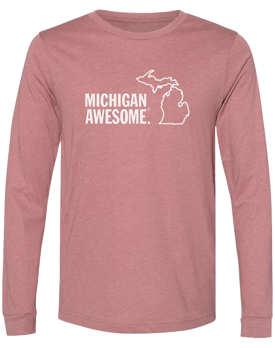 Michigan Awesome Long Sleeve T-Shirt