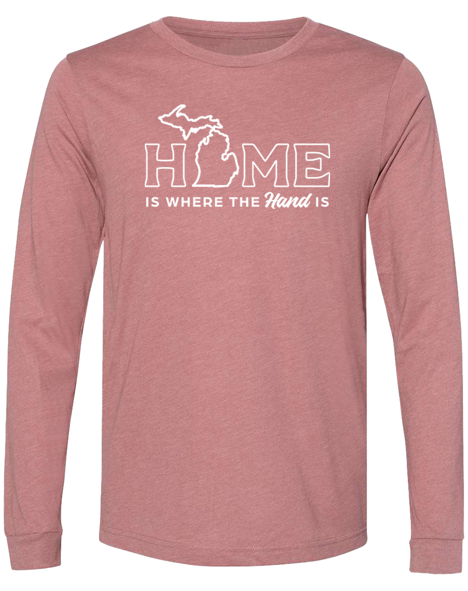 Home Is Where The Hand Is Long Sleeve T-Shirt