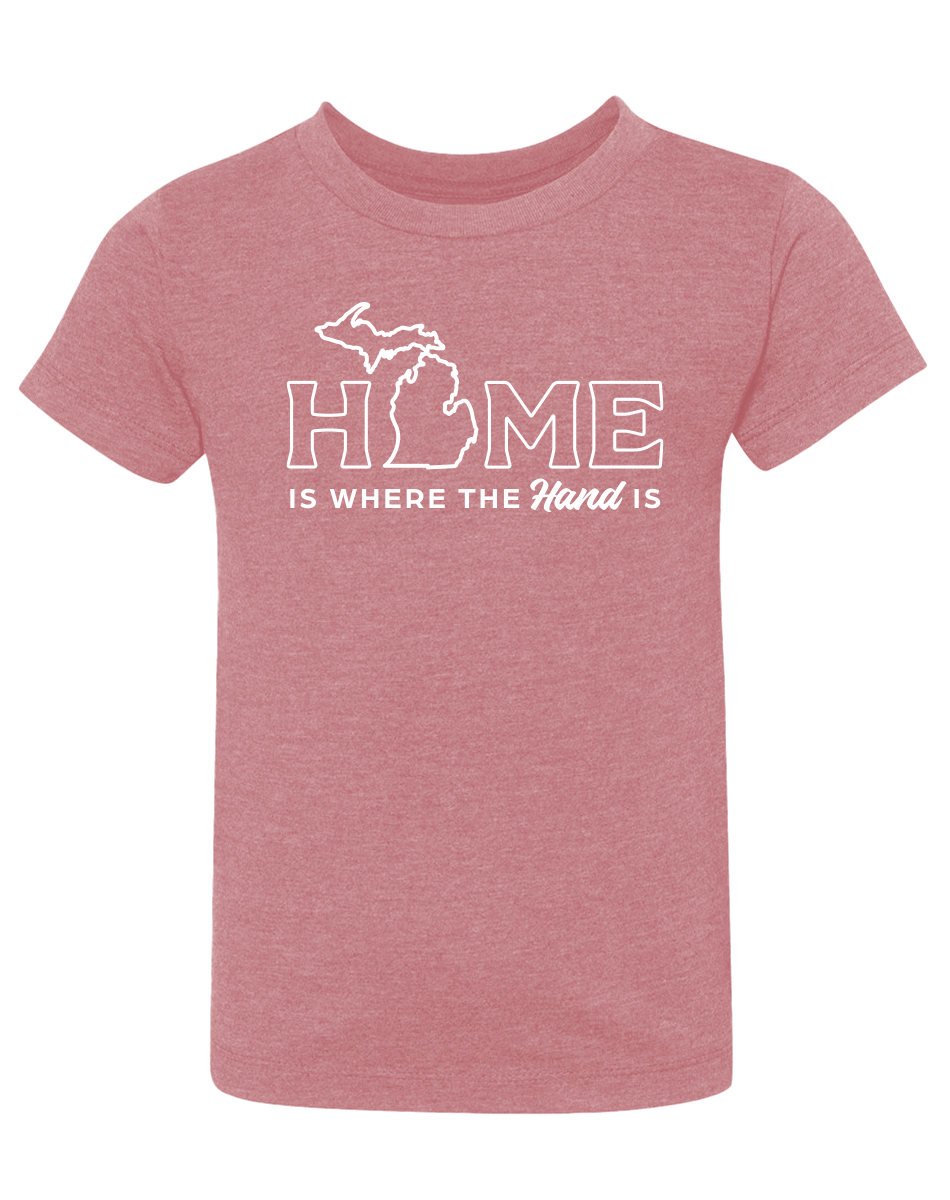 Home is Where the Hand Is Kids T-Shirt