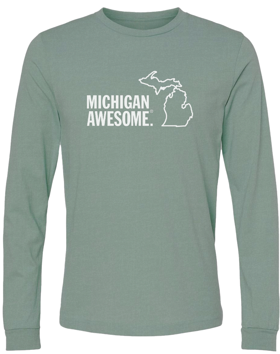 Michigan Awesome Long Sleeve T-Shirt