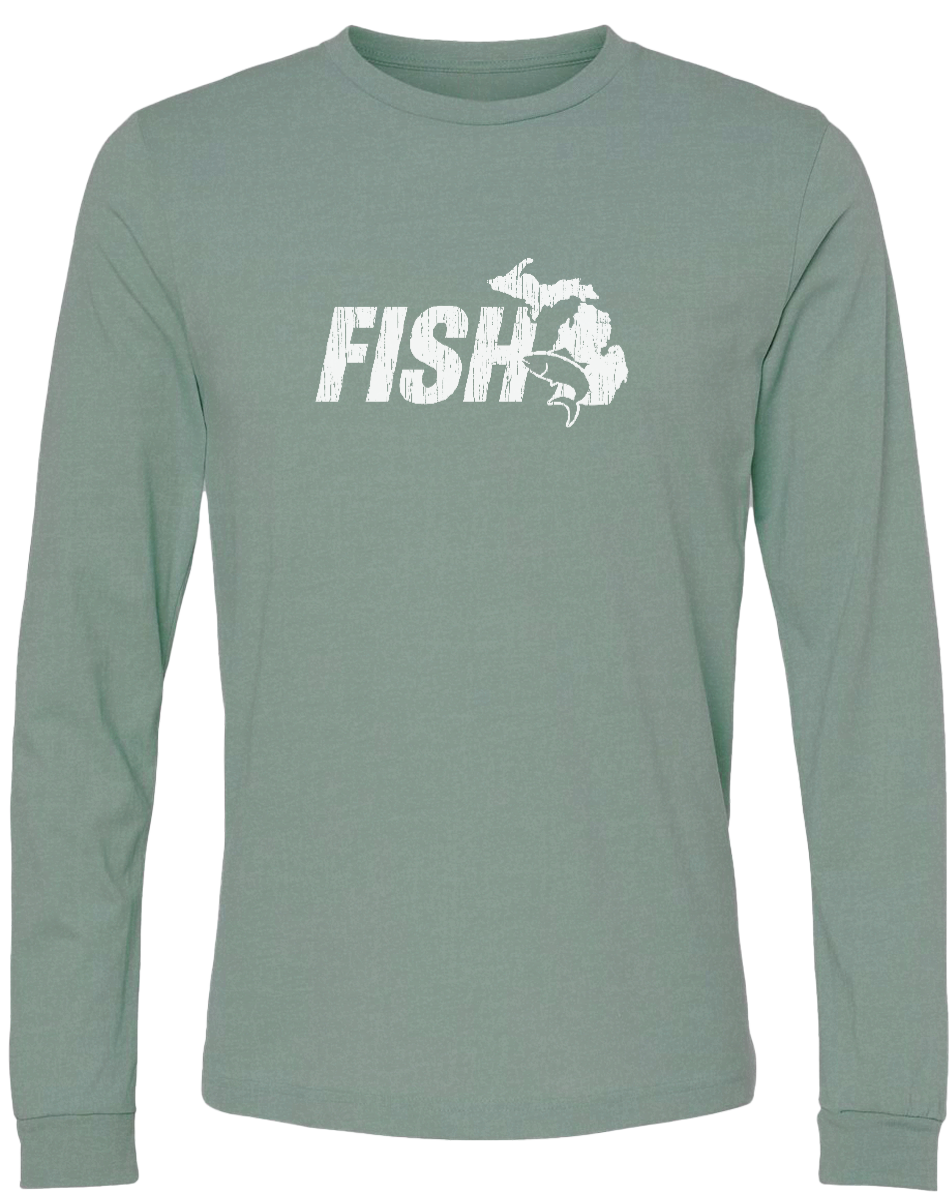 Fish MI Long Sleeve T-Shirt