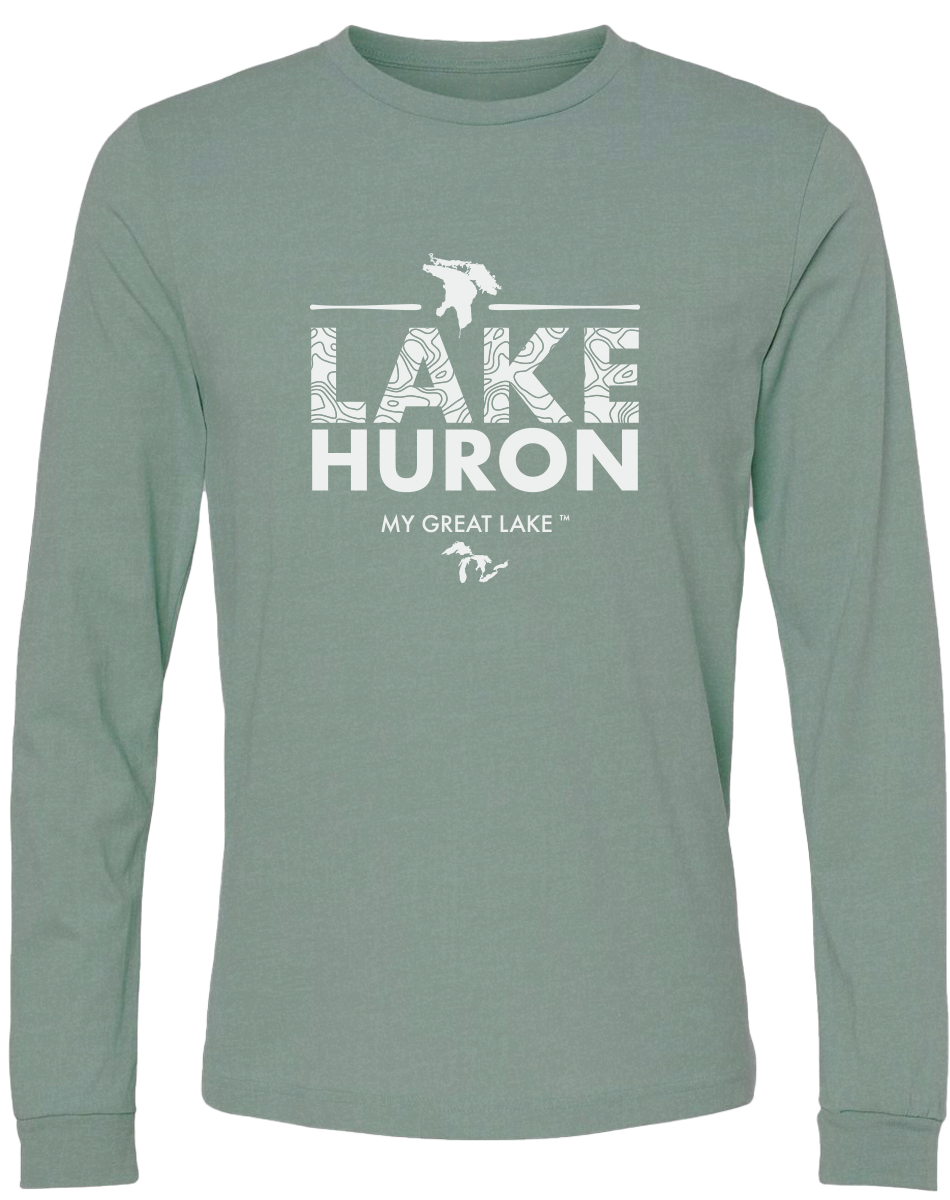 My Great Lake Huron Long Sleeve T-Shirt