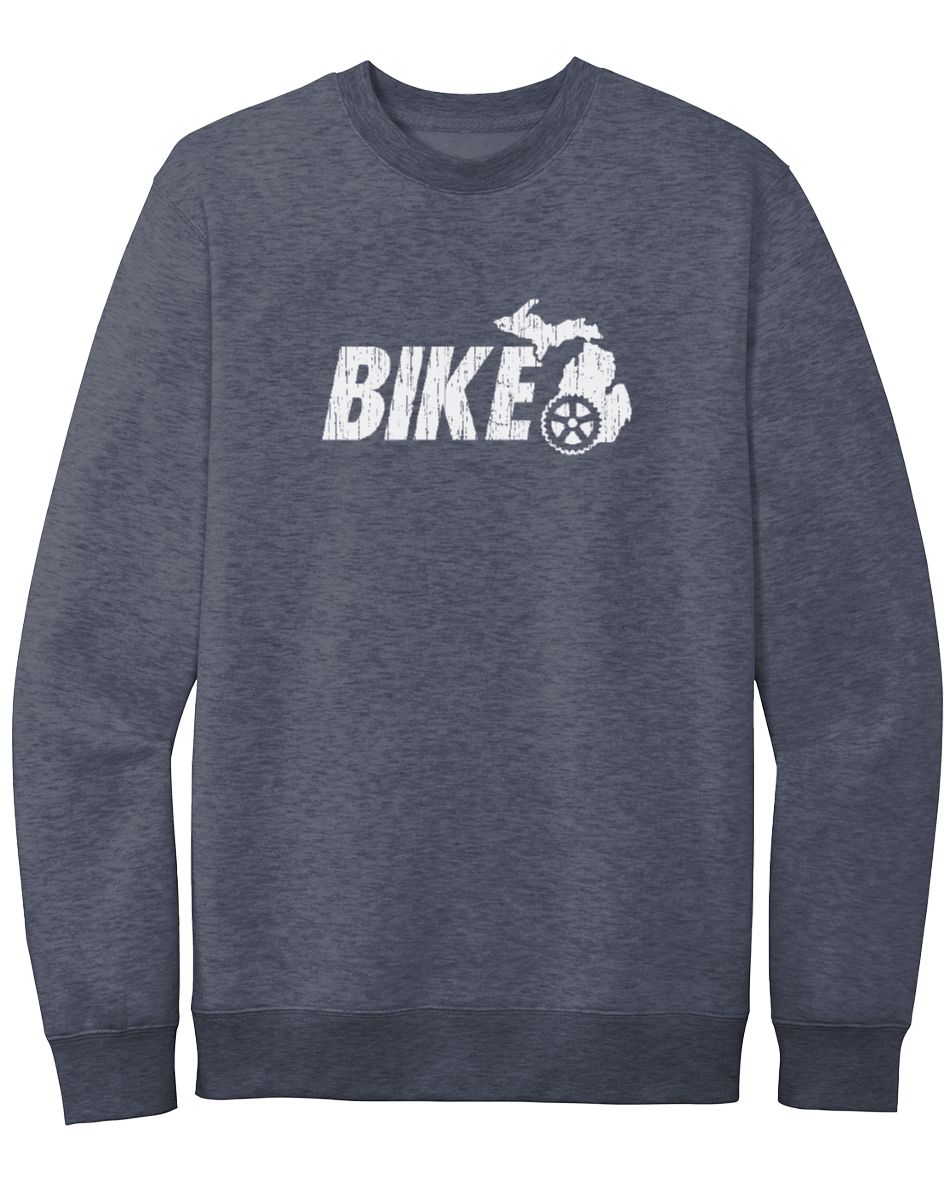 Bike Michigan Crewneck Sweatshirt