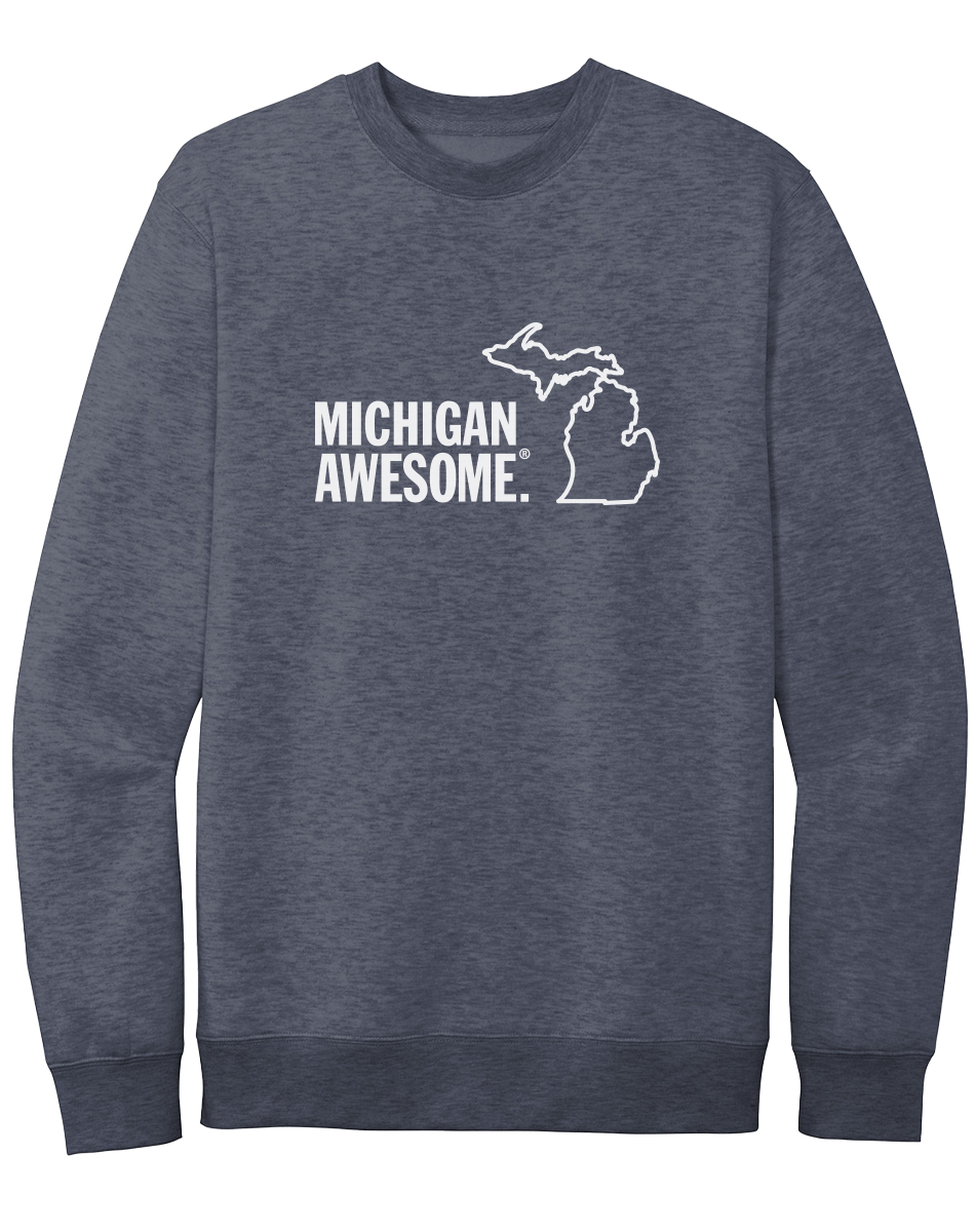 Michigan Awesome Crewneck Sweatshirt