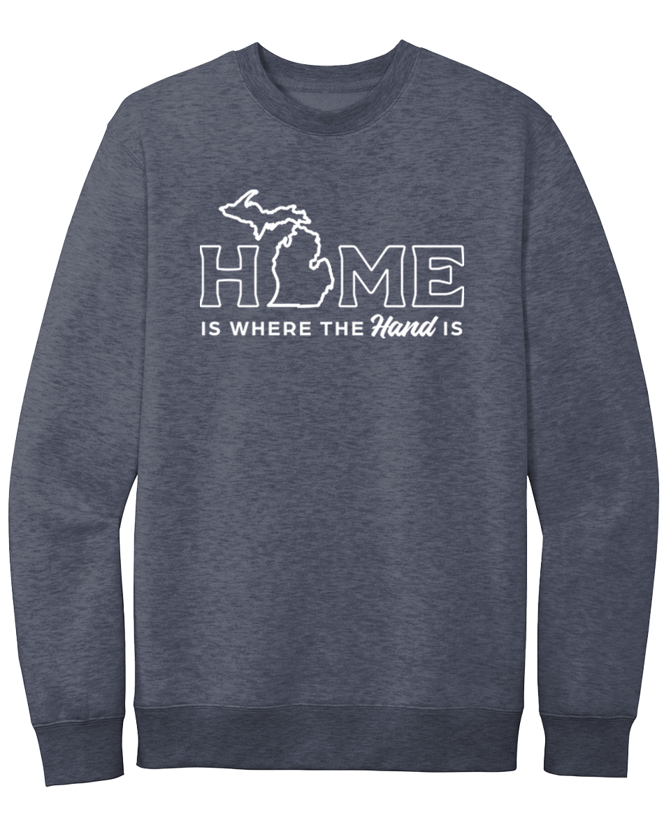 Home is Where the Hand Is Crewneck Sweatshirt