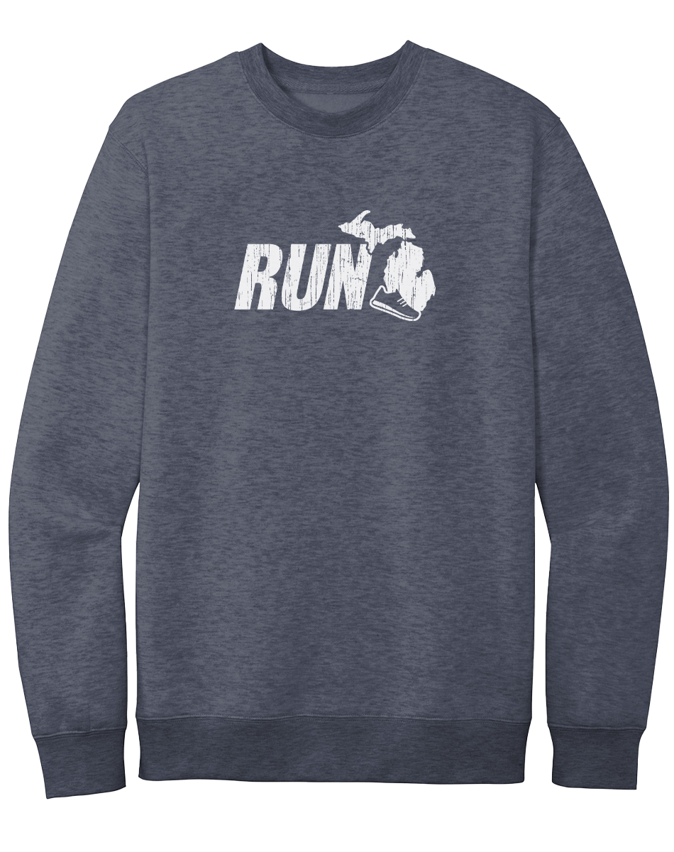 Run Michigan Crewneck Sweatshirt